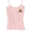 Juniors 1x1 Rib Spaghetti Strap Tank Thumbnail