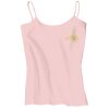 Juniors 1x1 Rib Spaghetti Strap Tank Thumbnail