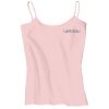 Juniors 1x1 Rib Spaghetti Strap Tank Thumbnail