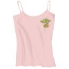 Juniors 1x1 Rib Spaghetti Strap Tank Thumbnail