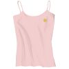 Juniors 1x1 Rib Spaghetti Strap Tank Thumbnail