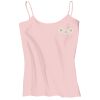 Juniors 1x1 Rib Spaghetti Strap Tank Thumbnail