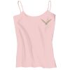 Juniors 1x1 Rib Spaghetti Strap Tank Thumbnail