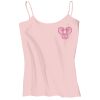 Juniors 1x1 Rib Spaghetti Strap Tank Thumbnail