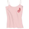Juniors 1x1 Rib Spaghetti Strap Tank Thumbnail