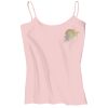 Juniors 1x1 Rib Spaghetti Strap Tank Thumbnail