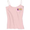 Juniors 1x1 Rib Spaghetti Strap Tank Thumbnail