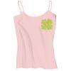 Juniors 1x1 Rib Spaghetti Strap Tank Thumbnail