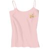Juniors 1x1 Rib Spaghetti Strap Tank Thumbnail