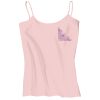 Juniors 1x1 Rib Spaghetti Strap Tank Thumbnail
