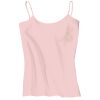 Juniors 1x1 Rib Spaghetti Strap Tank Thumbnail