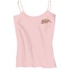 Juniors 1x1 Rib Spaghetti Strap Tank Thumbnail
