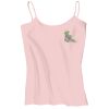 Juniors 1x1 Rib Spaghetti Strap Tank Thumbnail