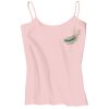 Juniors 1x1 Rib Spaghetti Strap Tank Thumbnail