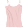 Juniors 1x1 Rib Spaghetti Strap Tank Thumbnail