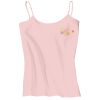 Juniors 1x1 Rib Spaghetti Strap Tank Thumbnail