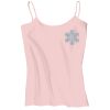 Juniors 1x1 Rib Spaghetti Strap Tank Thumbnail