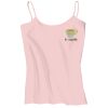 Juniors 1x1 Rib Spaghetti Strap Tank Thumbnail