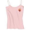Juniors 1x1 Rib Spaghetti Strap Tank Thumbnail