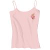 Juniors 1x1 Rib Spaghetti Strap Tank Thumbnail