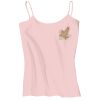 Juniors 1x1 Rib Spaghetti Strap Tank Thumbnail