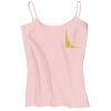 Juniors 1x1 Rib Spaghetti Strap Tank Thumbnail