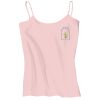Juniors 1x1 Rib Spaghetti Strap Tank Thumbnail