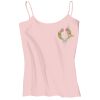 Juniors 1x1 Rib Spaghetti Strap Tank Thumbnail