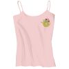 Juniors 1x1 Rib Spaghetti Strap Tank Thumbnail