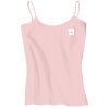 Juniors 1x1 Rib Spaghetti Strap Tank Thumbnail