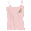 Juniors 1x1 Rib Spaghetti Strap Tank Thumbnail