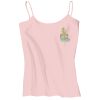 Juniors 1x1 Rib Spaghetti Strap Tank Thumbnail