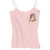Juniors 1x1 Rib Spaghetti Strap Tank Thumbnail