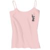 Juniors 1x1 Rib Spaghetti Strap Tank Thumbnail