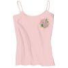 Juniors 1x1 Rib Spaghetti Strap Tank Thumbnail