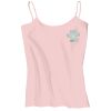 Juniors 1x1 Rib Spaghetti Strap Tank Thumbnail