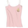Juniors 1x1 Rib Spaghetti Strap Tank Thumbnail