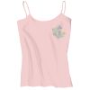 Juniors 1x1 Rib Spaghetti Strap Tank Thumbnail