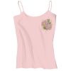 Juniors 1x1 Rib Spaghetti Strap Tank Thumbnail