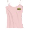 Juniors 1x1 Rib Spaghetti Strap Tank Thumbnail