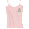 Juniors 1x1 Rib Spaghetti Strap Tank Thumbnail