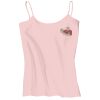 Juniors 1x1 Rib Spaghetti Strap Tank Thumbnail