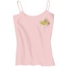 Juniors 1x1 Rib Spaghetti Strap Tank Thumbnail