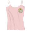 Juniors 1x1 Rib Spaghetti Strap Tank Thumbnail