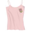 Juniors 1x1 Rib Spaghetti Strap Tank Thumbnail