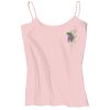 Juniors 1x1 Rib Spaghetti Strap Tank Thumbnail