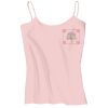 Juniors 1x1 Rib Spaghetti Strap Tank Thumbnail