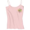 Juniors 1x1 Rib Spaghetti Strap Tank Thumbnail