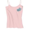 Juniors 1x1 Rib Spaghetti Strap Tank Thumbnail