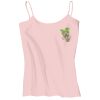 Juniors 1x1 Rib Spaghetti Strap Tank Thumbnail